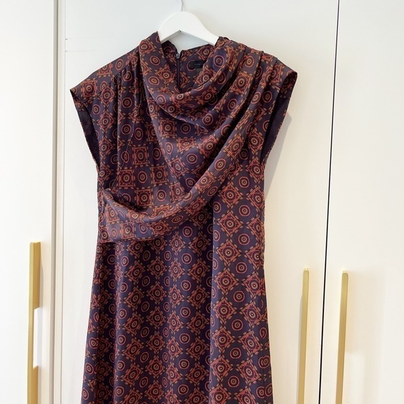 BNWT Club Monaco Drape Neck Dress - Picture 8 of 13